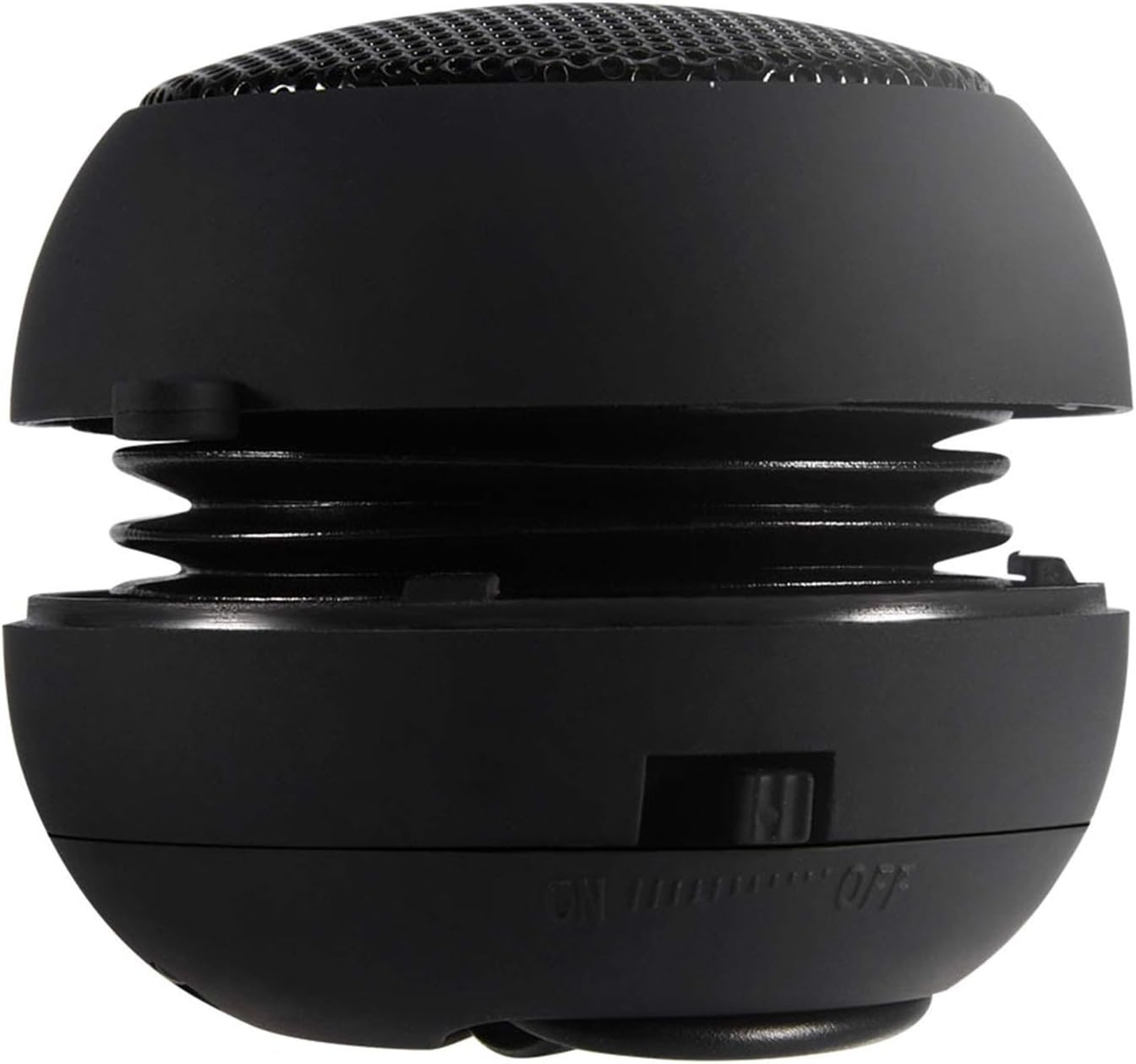 WAONIQ 3.5mm MP3 Mini Portable Speaker Strong Built-in Battery for Mobile Phones PC Laptop (Black)