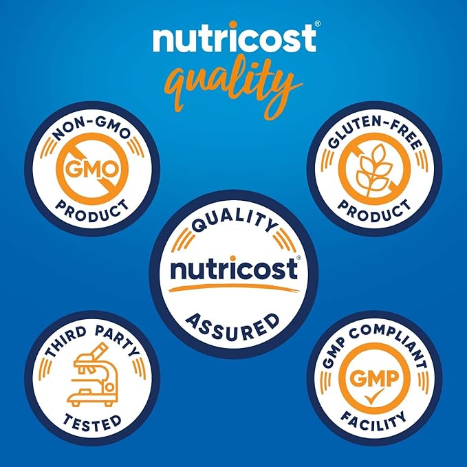 Nutricost Whey Protein Concentrate (Strawberry Milkshake) 5LBS - Gluten Free & GMO Free