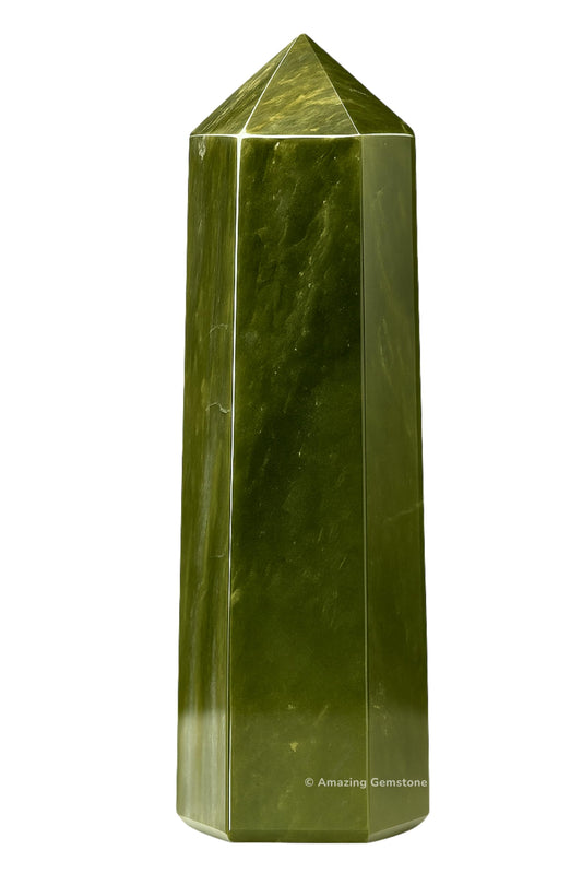 Amazing Gemstone Large Vesuvianite Crystal Towers ~ Natural Healing Crystal Point Obelisk for Reiki Healing and Crystal Grid (5.5 to 6 INCH)