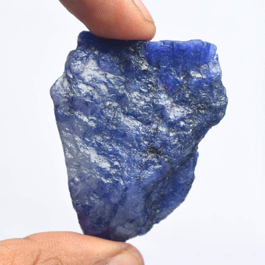 GEMHUB 189 Carat Raw Uncut Sapphire Healing Crystal Loose Gemstone for Charms Rough Blue Sapphire Loose Gem