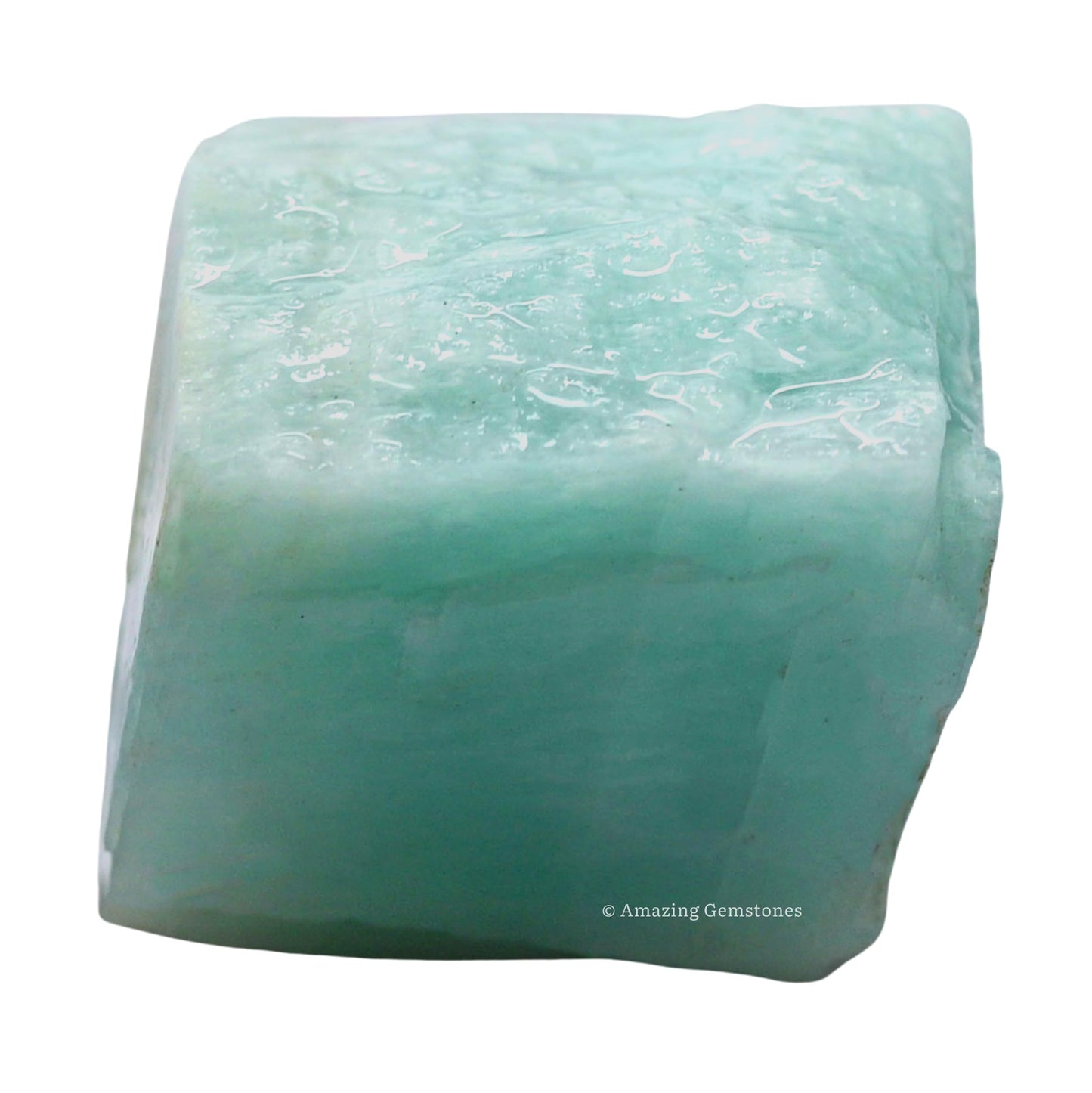 Amazing Gemstone Amazonite Raw Crystals and Healing Stones, Natural Rocks for Tumbling and DIY Raw Stones and Crystals (1 lb)