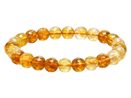 Amazing Gemstone Citrine Bracelet for Women - Chakra Mens Bracelet Protection Crystals and Healing Stones - Blessing Bracelet Spiritual Meditation Gift Christmas Stocking Stuffers