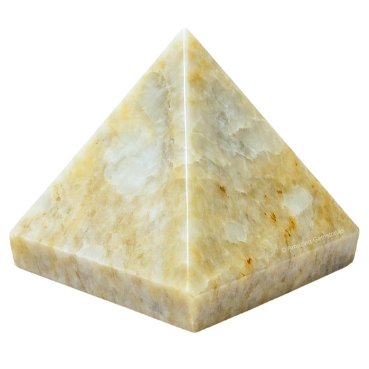 Amazing Gemstone Hackmanite Pyramid Crystal Healing Stones - 1.5" Great Pyramid Figurine of Natural Stone Pyramid for Meditation, Reiki, Chakra Balancing and Crystal Pyramids Grid