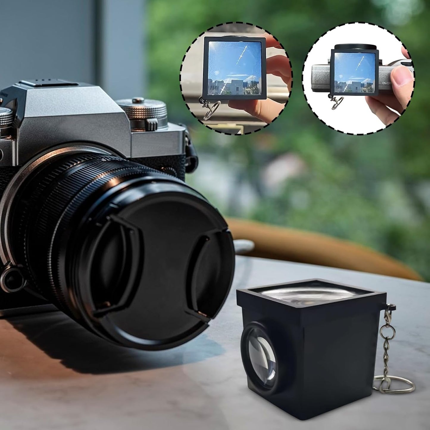 Generic 3D Waist Level Finder - Printed Bright Viewing Screen,External Camera Optical Waist Level Viewfinder |