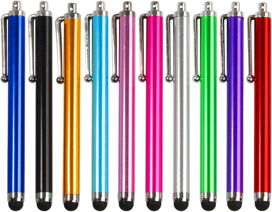 Bibabala 10PCS Touch Screen Round Clip Design, Pc Stylus Pen Phone Capacitive Portable,for Tablets Smartphone&All Touch