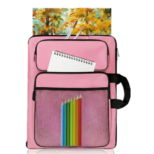 TreochtFUN Art Portfolio Kids Drawing Supply Bag 15 x 18 in for Children Lesson - Artwork Case Storage Sketchbook,Drawing Pencil,Artist Set