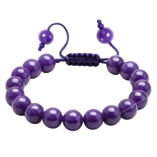 Amazing Gemstone Phosphodorite Bracelet for Women Men's Gifts - Protection Healing Crystal Bracelet - 8mm Beaded Adjustable Bracelet Pulseras Para Hombres Mujer Stocking Stuffers