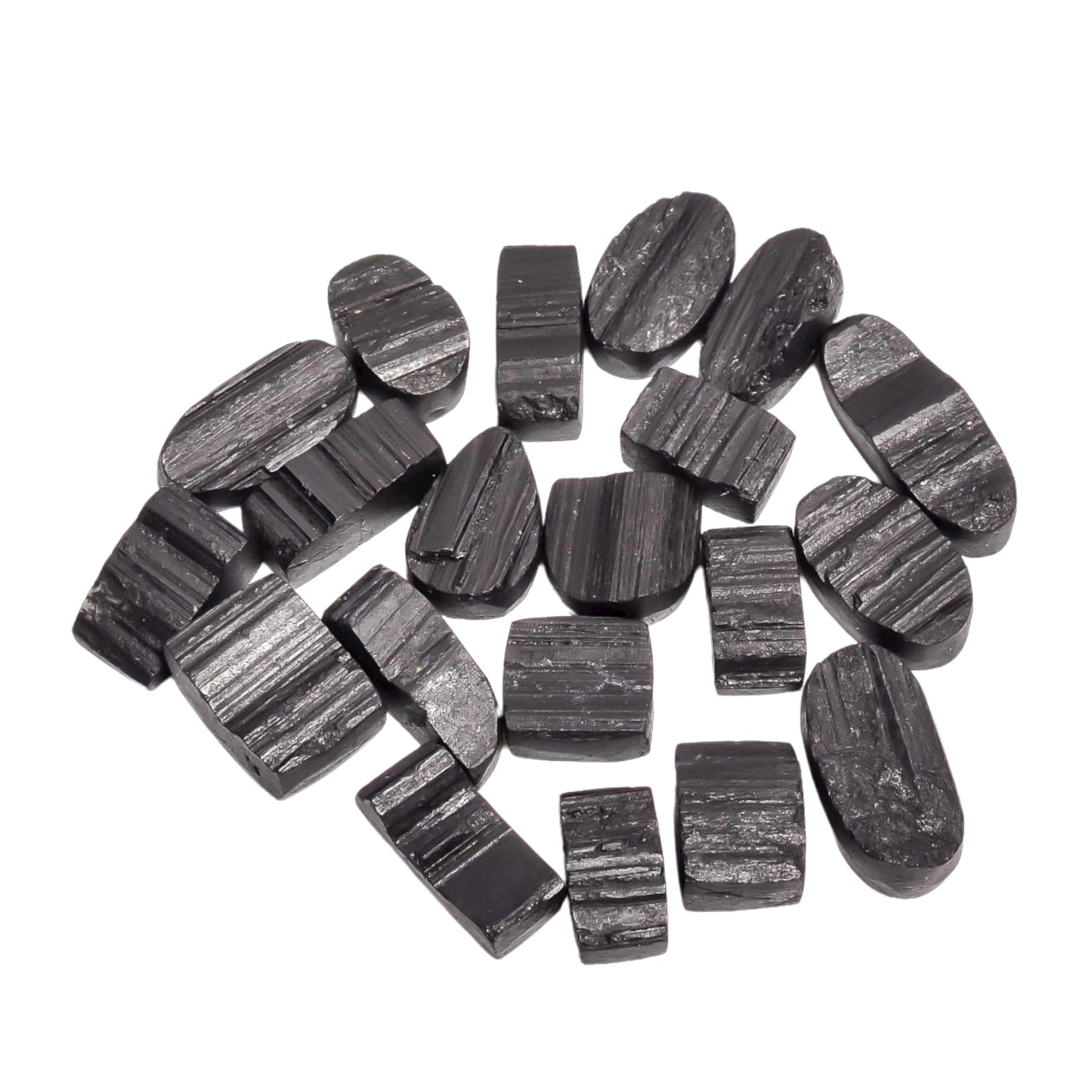 Gemkora 150 carats Natural Black Tourmaline Druzy Cabochons Gemstone Wholesale Lot Jewelry Making, Loose Crystals Supply, Polished Specimen, DIY, Wire Wrapping, Healing Crystals, Bulk Gemstone Deal