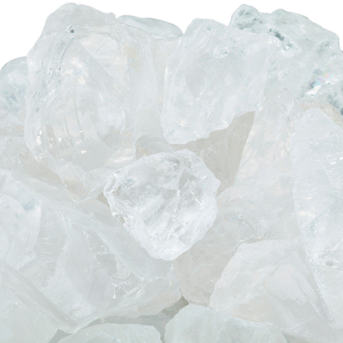 rockcloud 1 lb Natural Crystals Raw Rough Stones for Cabbing,Tumbling,Cutting,Lapidary,Polishing,Reiki Crytsal Healing,Clear Crystal Rock Quartz