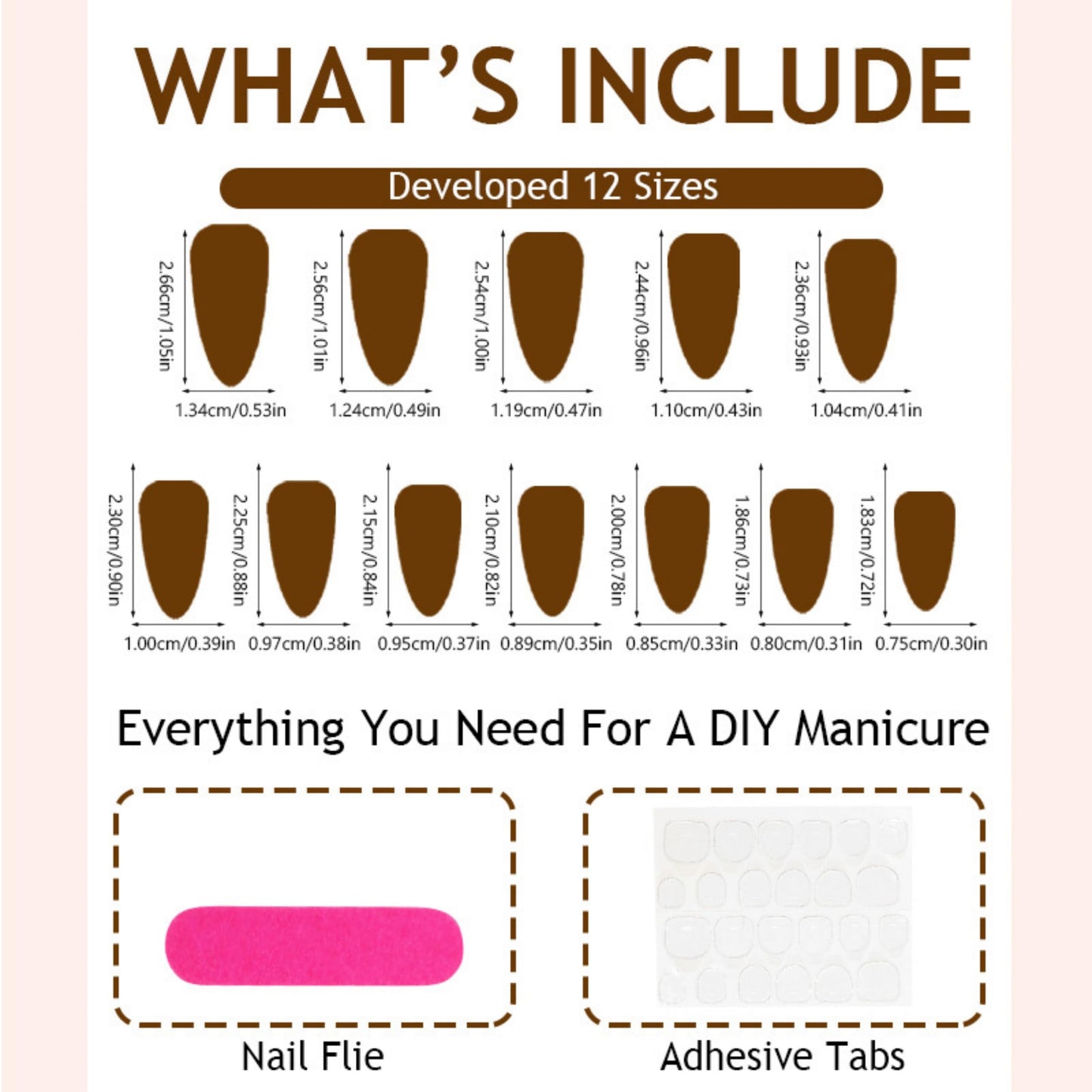 Long Press on Nails Almond Fake Nails Brown and Silver Acrylic Nail Press ons Seeneey Moon and Silver Floral Charm Designs Cat eye Stick on Nail for Women 24pcs