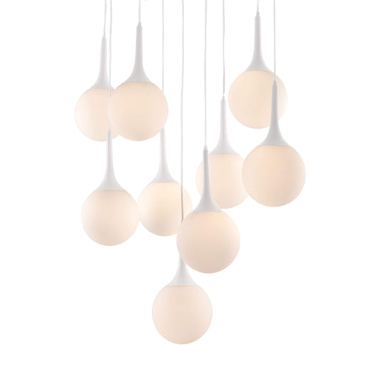 Zuo Epsilon Ceiling Lamp Alloy Steel White Model 50088