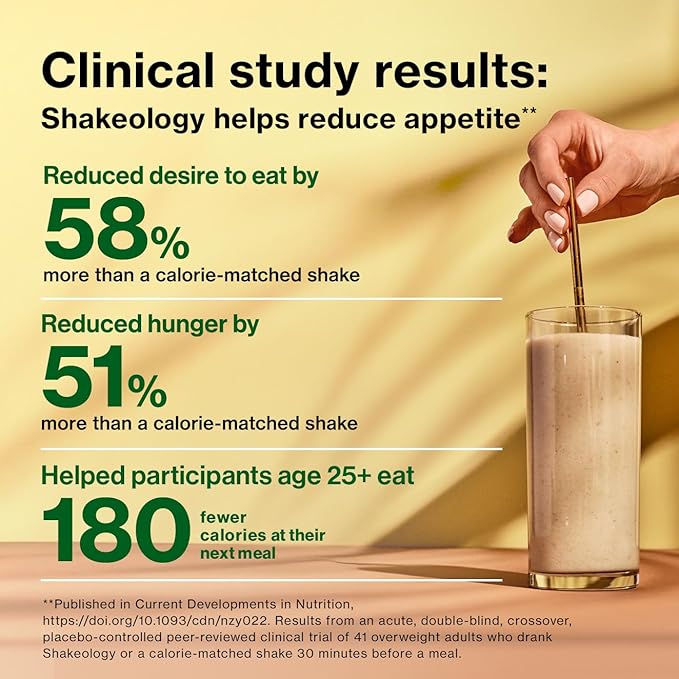 Shakeology 0g Added Sugar Whey Protein Powder Blend, Gluten-Free Shake with Vitamins and Minerals ??Helps Support Healthy Weight Loss, Lean Muscle, Gut Health ??Chocolate, 30 Servings