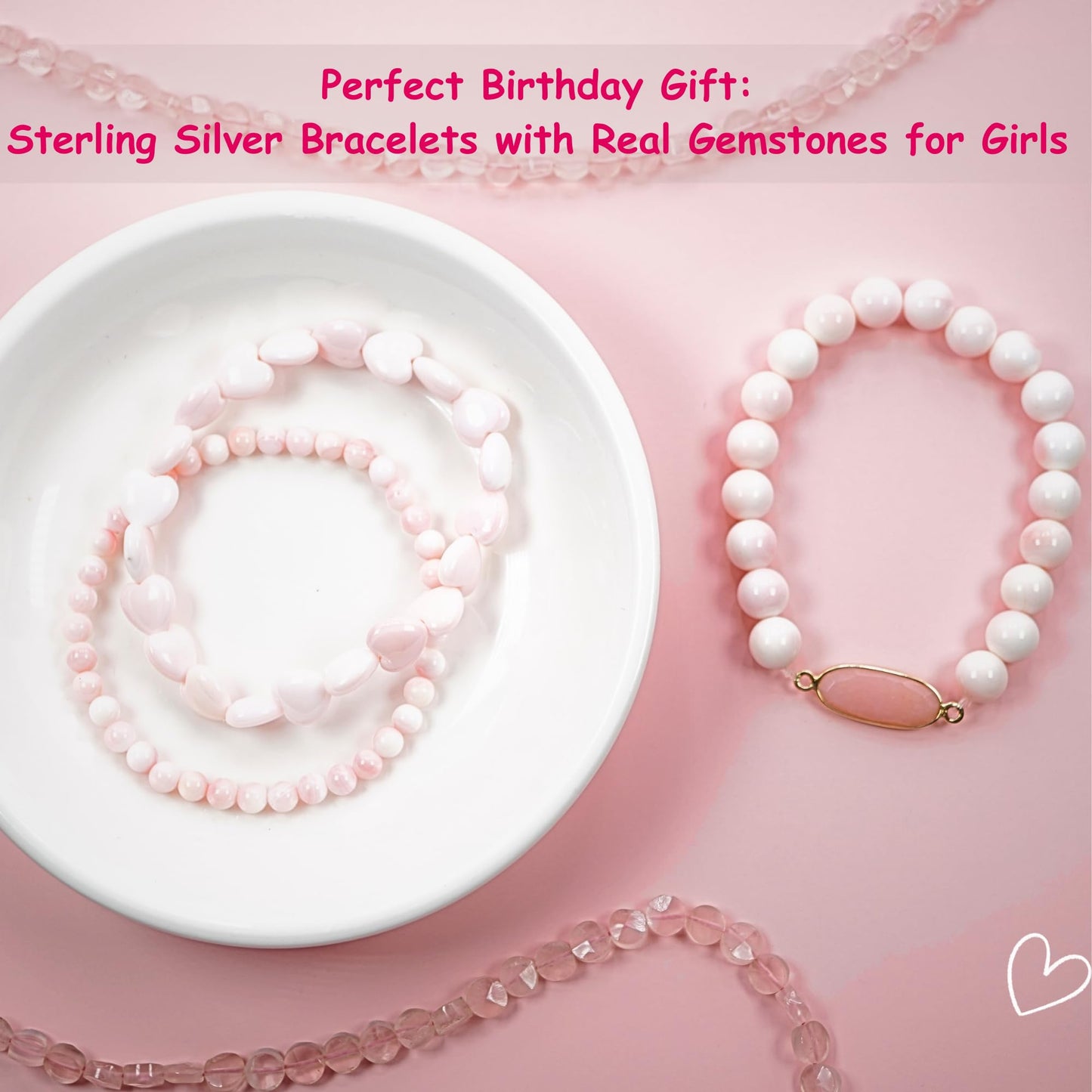 Multi Sapphire Bracelet Birthday Favors for Kids, Toddler Bracelet with Certified 925 Sterling Silver 18K Gold Vermeil Amethyst Crystal Star Charm
