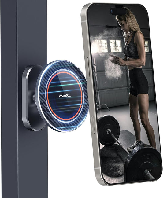 A2C N54 17 16 15 14 13 12 All-Metal Gym Magnetic Phone Holder for MagSafe,High-End Workout Essentials for Men