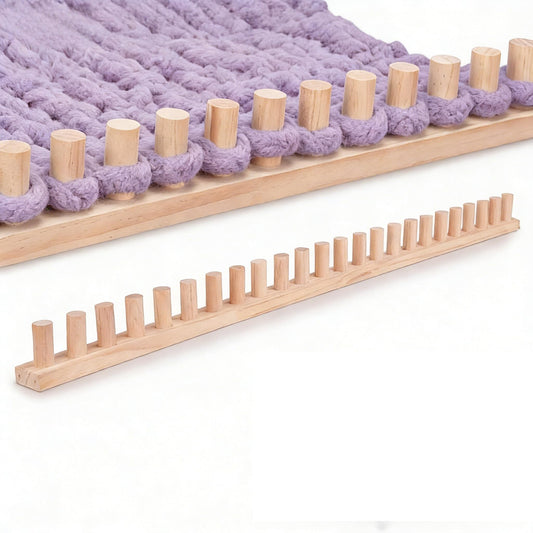 blloocod 46” Chunky Blanket Loom Knitting Loom for DIY Throw Blankets, Hand Knitting Yarn Chunky Blanket Kit