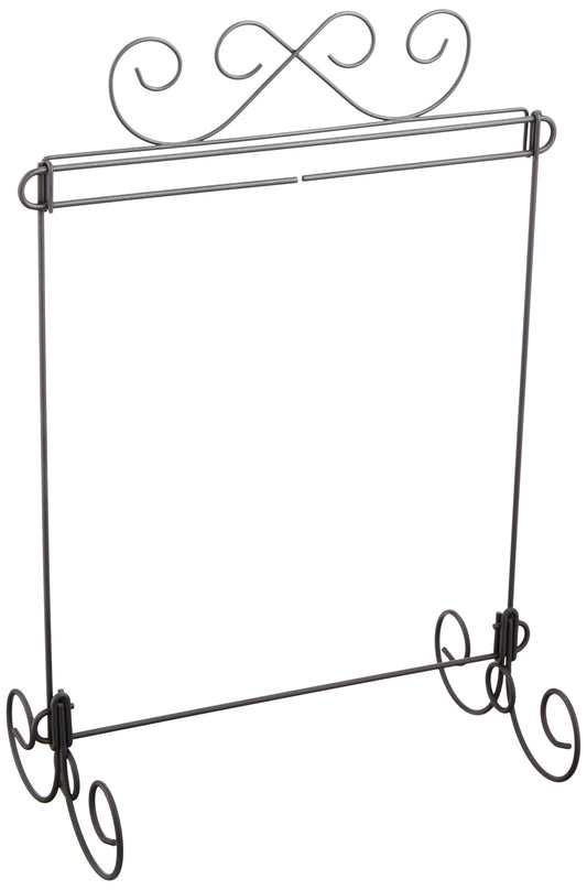 Ackfeld Scroll Single Stand 12in x 14in – Tabletop Display Stand for Mini Quilts, Banners & Needlework Projects