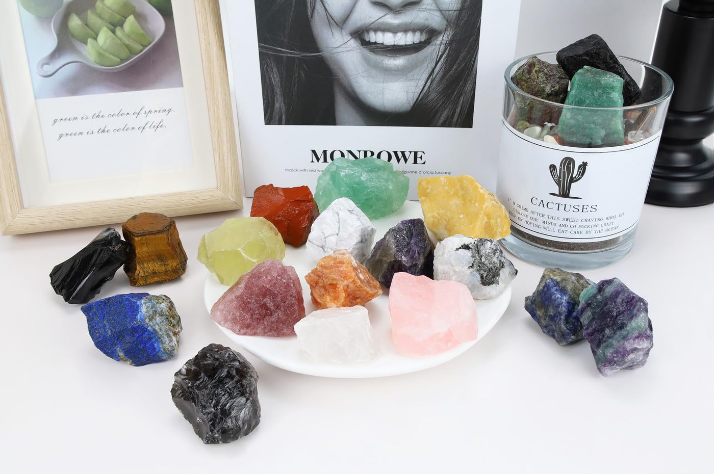 XIANNVXI Clear Quartz 1.8-2.2" Large Raw Crystals and Healing Stones Natural Rough Crystal Rocks for Decor Gifts Tumbling Cabbing Polishing Fountain Rocks 1PCS