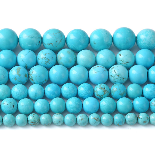 12MM 32PCS Natural Stone Turquoise Beads for Jewelry Making DIY Bracelet