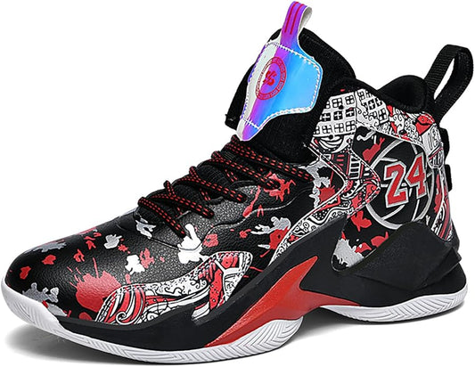 Boys Basketball Shoes Breathable Indoor Athletic Shoes Youth Outdoor Fashion Sneakers Comfortable Basketball Shoes for Girls