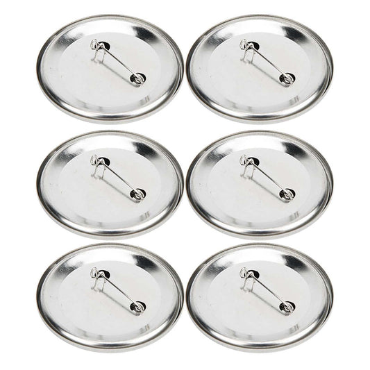 100 Sets 56mm Button Badge Button Pins, Badge Making Materials Blank Making Parts for Craft Supplies Making Birthday Parties Gifts