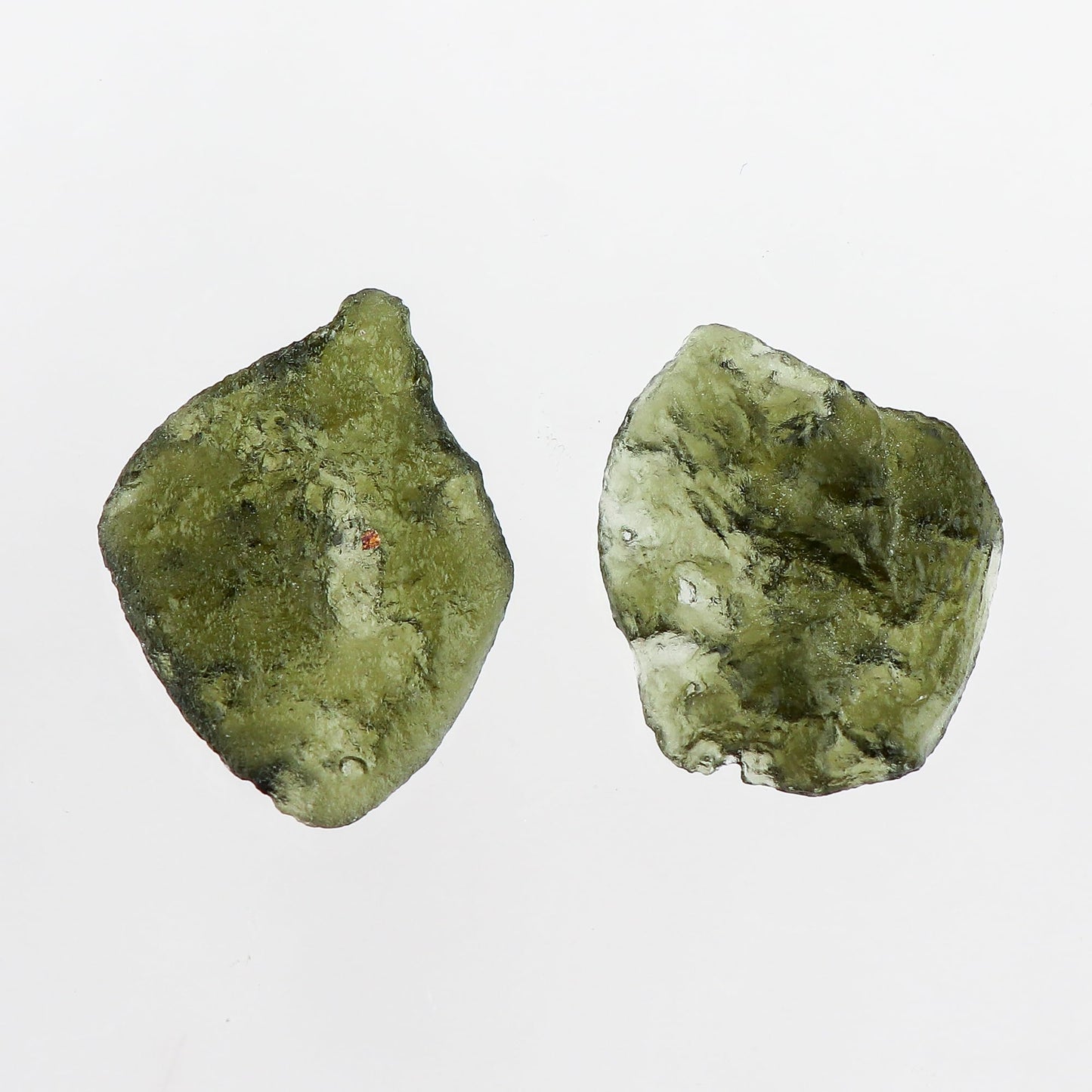 CRYSTALIS (2pcs) (30-40mm) Raw Synthetic Moldavite, High Vibrational Loose Gemstone, Wholesale Bulk Rough Jewelry Making Supply, Chakra Stones, Wire Wrapping, DIY, Gem Collection