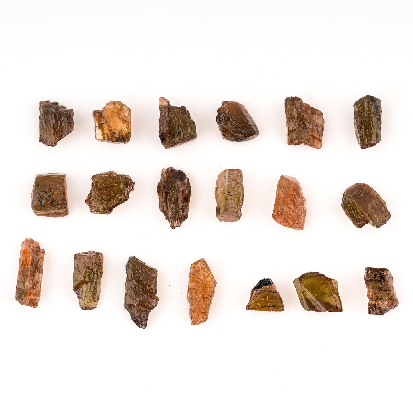 ColouredRocks 50 carats Andasulite Crystals, Raw Stones, Rough Gemstones, Jewelry Making Supply, Cabbing, Polishing, Cutting, DIY, Crafts (16-18pcs) (5-10mm)