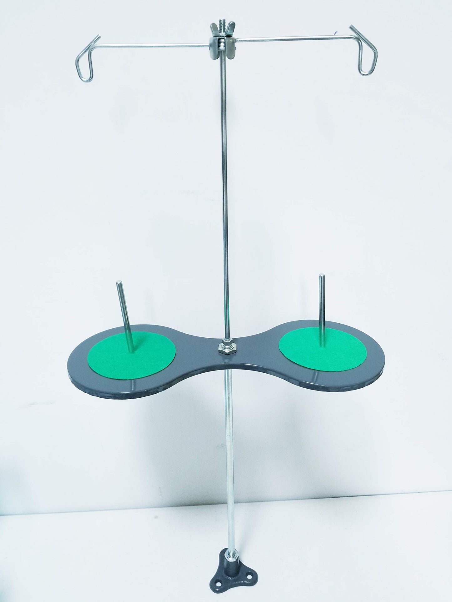 2 Cone and Spool Stand Thread Holder with Sturdy Metal Base, for Industrial Sewing Machines