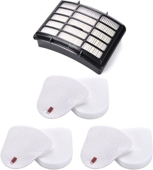 Artraise Vacuum Filter Replacement - 1+3 Pack for Shark Navigator Lift-Away NV350 Series | Compatible with XFF350 & XHF350