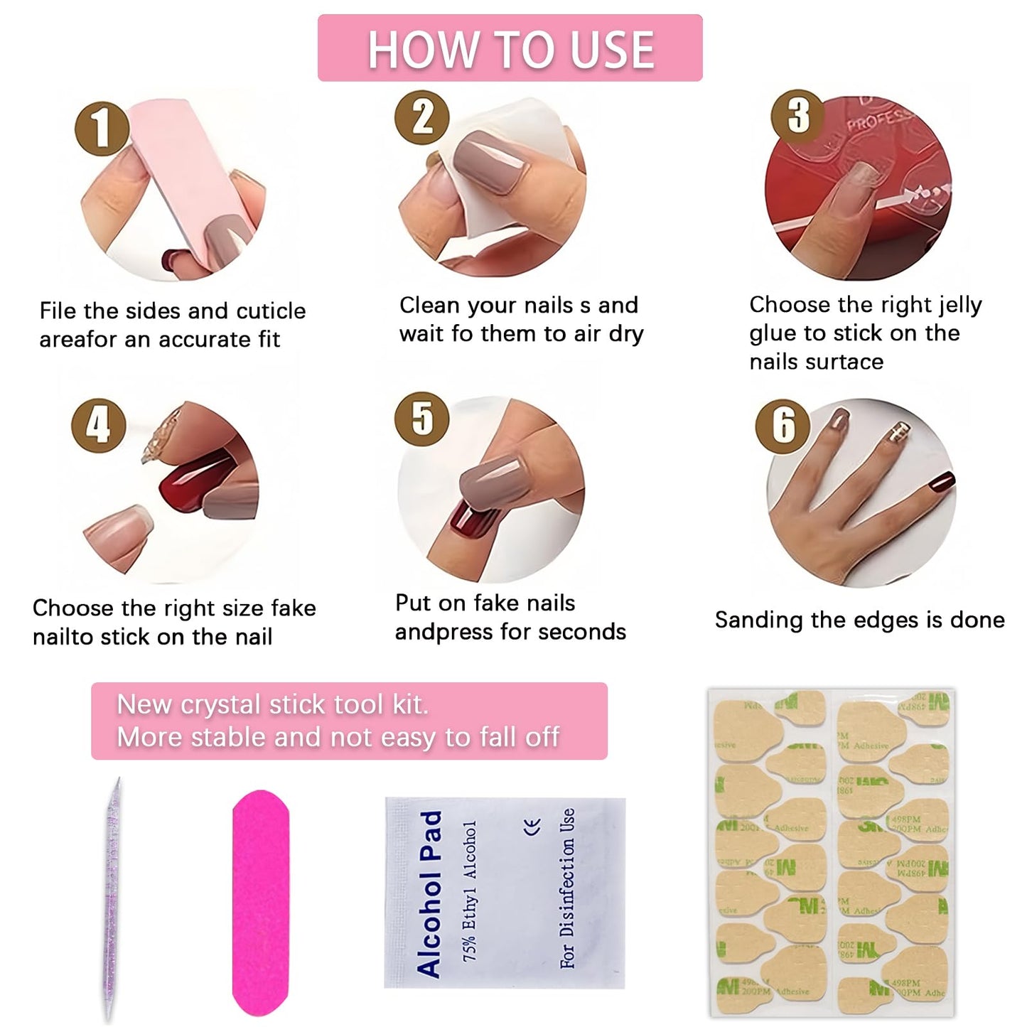 Pink Electroplating Press on Toes Nails Square Fake Toe Nails with Cherry Blossom Pink Chrome Designs Full Cover Metallic Mirror Acrylic Toe Toenails for Women Girls Summer Daily Wearable 24Pcs