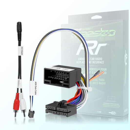 ATOTOZONE AC-ADSX10 X10 ADS-MRR/MRR2 ADS Protocol Decoder Wiring Harness for Series Car Stereo with Retain Vehicle