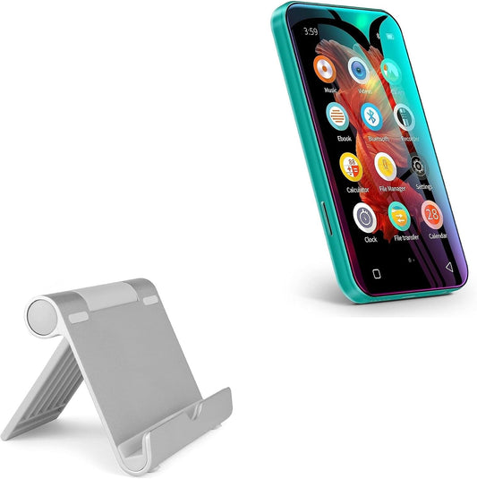 BoxWave TIMMKOO Q3E MP3 Stand and Mount Compatible with Player - VersaView Aluminum Stand, Portable, Multi Angle