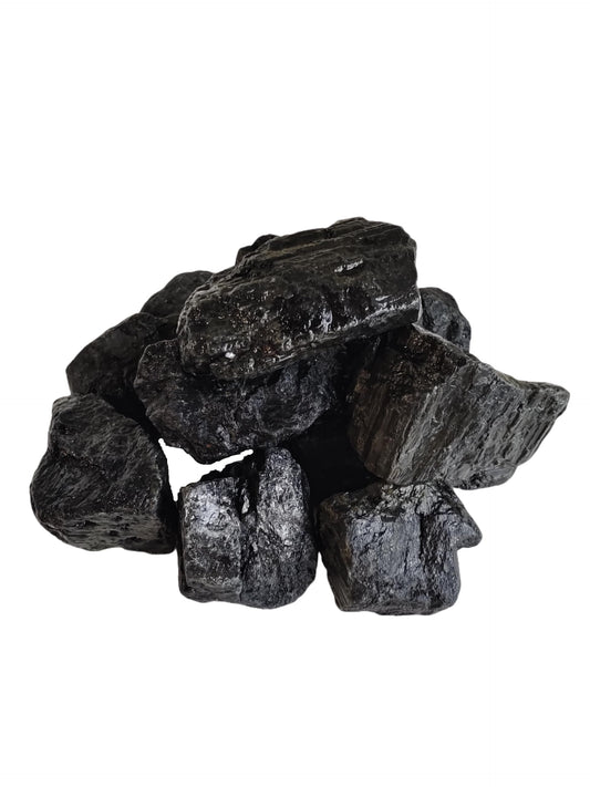 2 lb Black Tourmaline Bulk Raw Crystals and Healing Stones for Tumbling, Wire Wrapping, Wicca Reiki,Meditation
