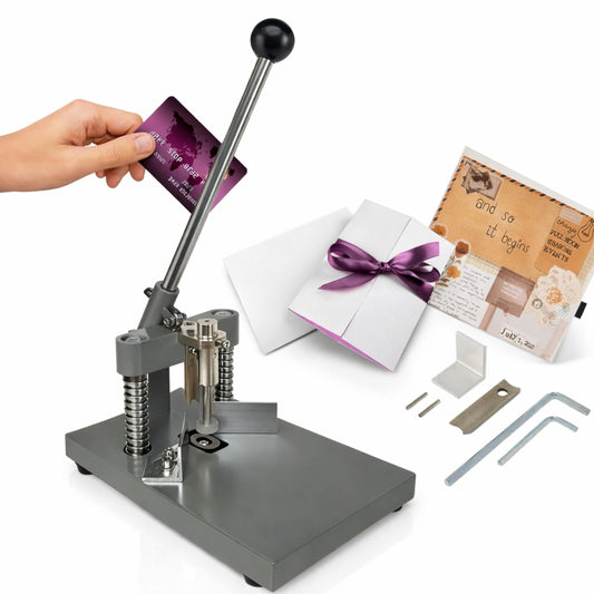 Corner Rounder Cutter Machine - Heavy Duty Corner Rounder for Paper Cardstock and PVC Cards Precision Cutting Tool for Rounded Edges Ideal for Office Crafting and Business Use