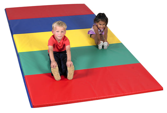 Rainbow Folding Gym Mat - 5'x10'