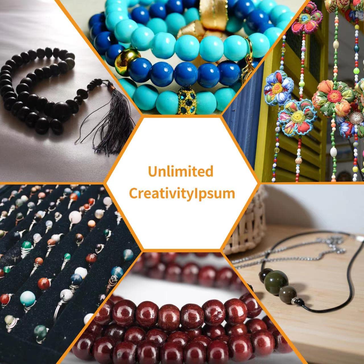 35pcs 10mm Natural Blue Turquoise Beads Gemstone Beads Round Loose Beads for Jewelry Making