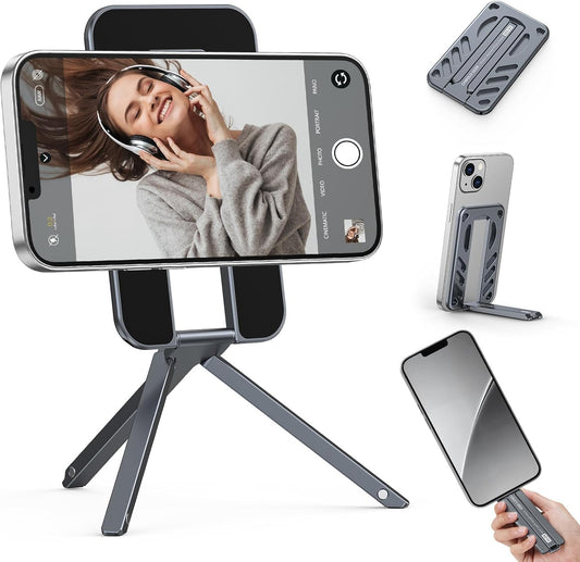 CAMOLO GEEK MG-04 17 16 15 14 13 12 Magnetic Phone Tripod Stand Selfie Stick, Foldable Lightweight Portable Travel