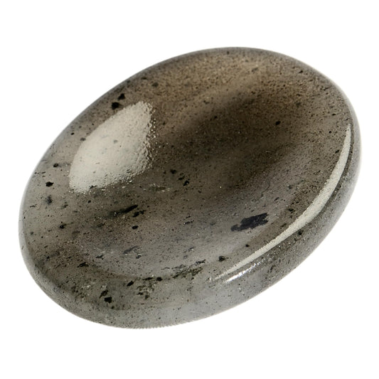 Anaya Agate Iolite Worry Stones Certified Crystal Thumb Worry Stone for Anguish, Relaxing and Soothing Balance Stones for Meditation, Stress Relief Crystals and Healing Stones for Men, Women