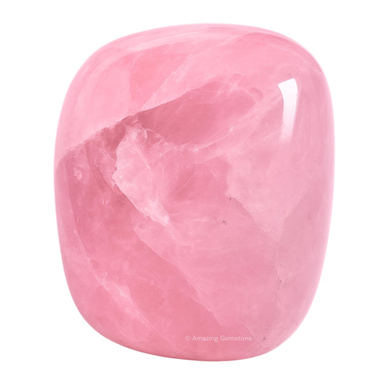 Amazing Gemstone Star Rose Quartz Crystal Tumbled Stones Polished Rocks - Natural Gem Stones for Healing - DIY Crystals for Protection (1 Piece)