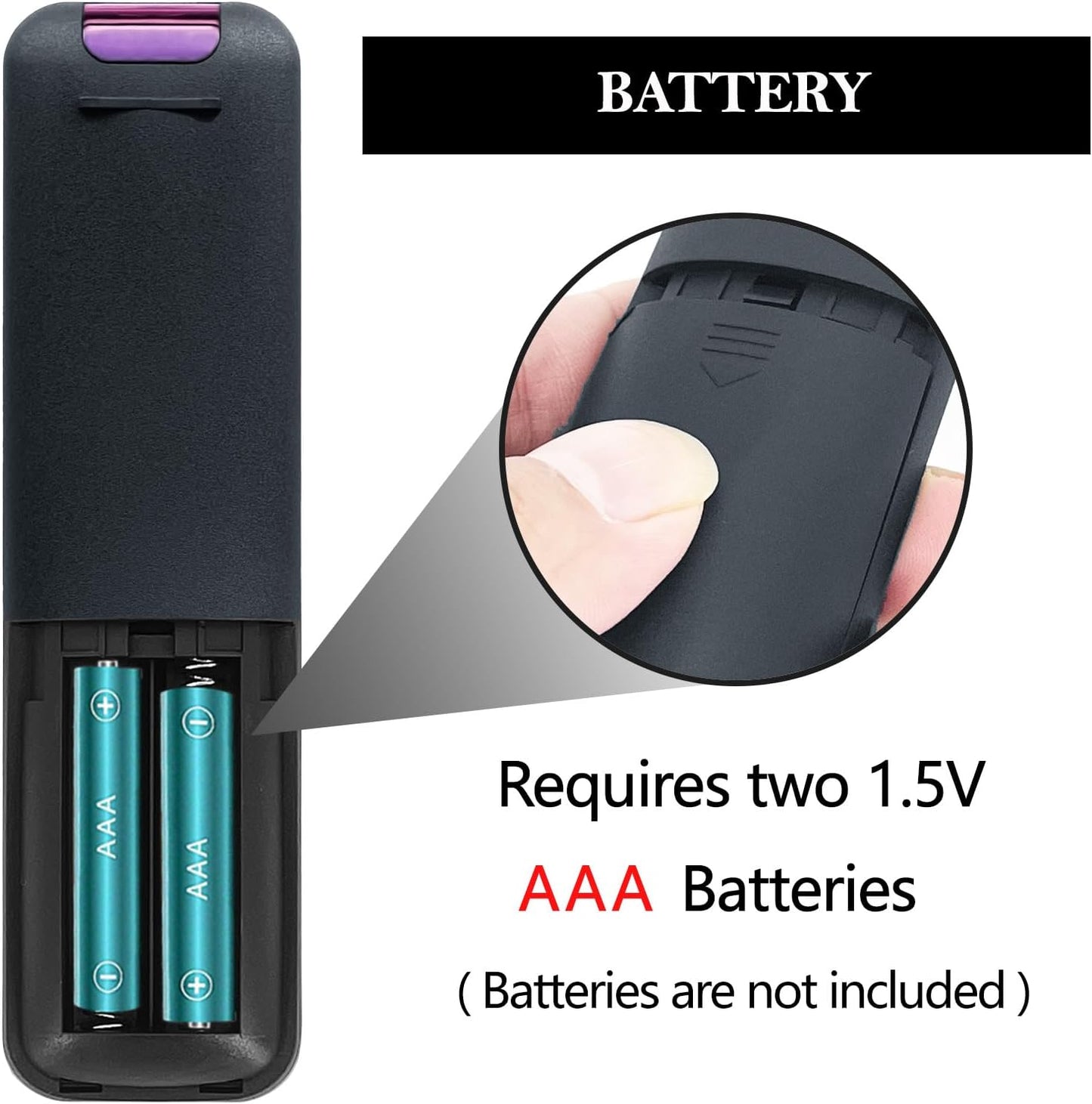 KUETERYUN H1 Projector.1PACK Replacement Remote,Compatible with HAPPRUN Mini