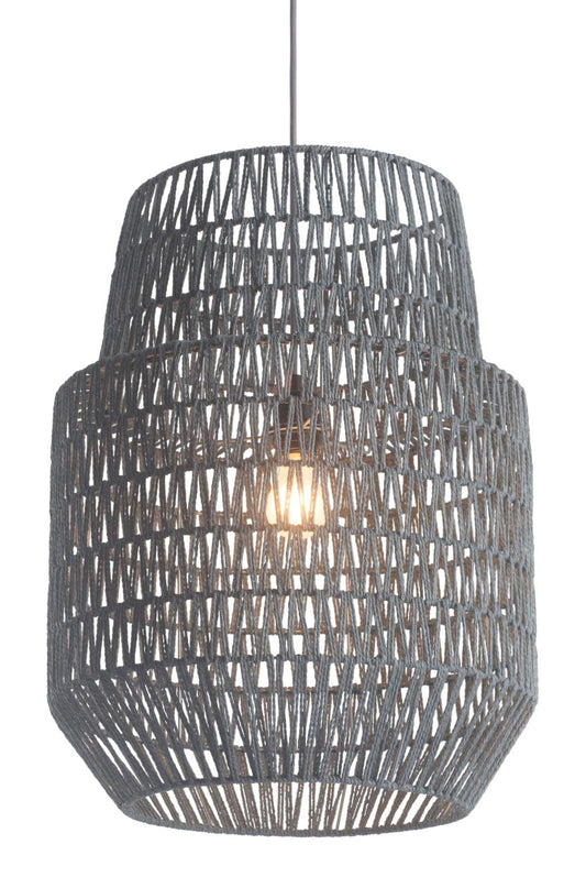 Zuo Daydream Ceiling Lamp, Metal, 143in x 18in x 24in, Gray, Model 50209