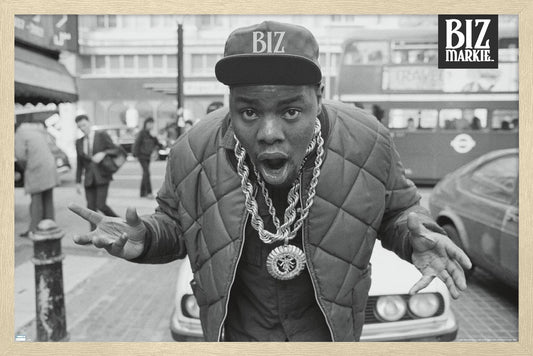 Trends International Biz Markie - London Street Wall Poster, 22.4L x 14.7W, Blonde Framed Version