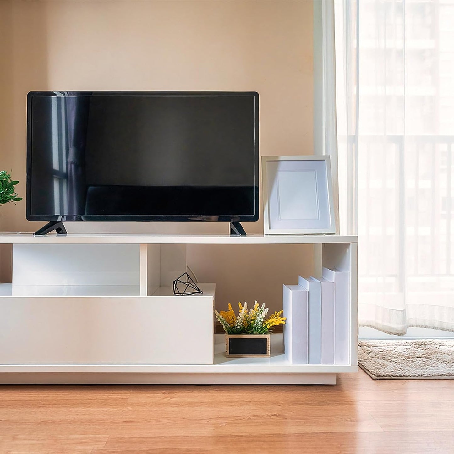 BESPORTBLE Tv Stand Replacement Bracket Ergonomic Stable Tv Support Base Simple Installation with Welded Construction