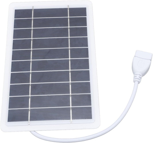 2 Solar Panel Power Bank, Monocrystalline Silicon USB Outputs High Efficiency Portable Phone Charger, with Compact Size
