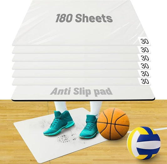 UNIFAMILY Basketball Sticky Mat 17x13 in with 180pcs Shoe Sticky Pad Grip for Basketball Shoes, Anti Slip Sticky Mat for Basketball Shoes, Courtside Traction Mat Basketball Shoe Sticky Mat