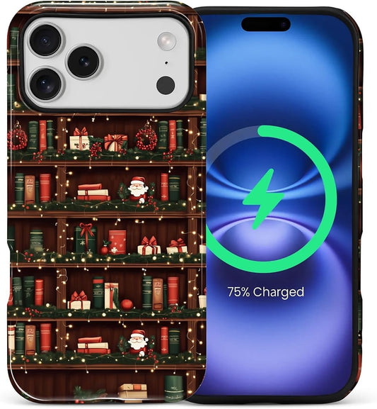 artslion 17 17 for iPhone Pro Max Case for Women Girl Men Boy, Compatible with MagSafe, Shockproof Soft Silicone & Hard