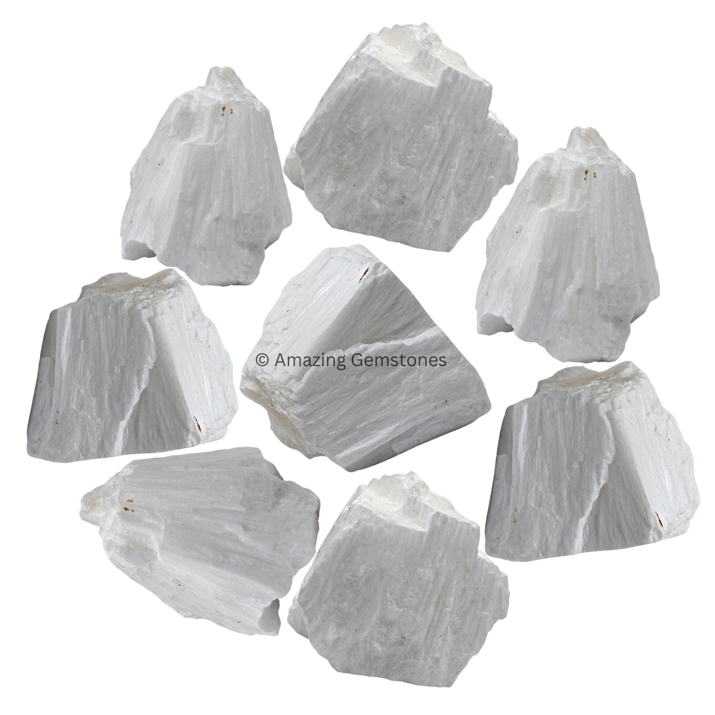 Amazing Gemstone Scolecite Raw Crystals and Healing Stones, Natural Rocks for Tumbling and DIY Raw Stones and Crystals (1 LB)