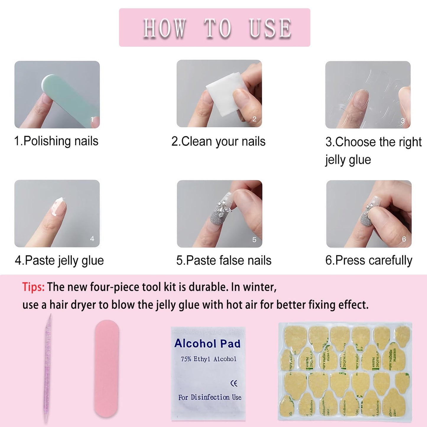 Leopard Print Press-On Nails Square Short False Nails with Brown Nude Design Pink Full Cover Gloss Cheetah Print False Nail for Women Girls Nail Art Decoration 24pcs
