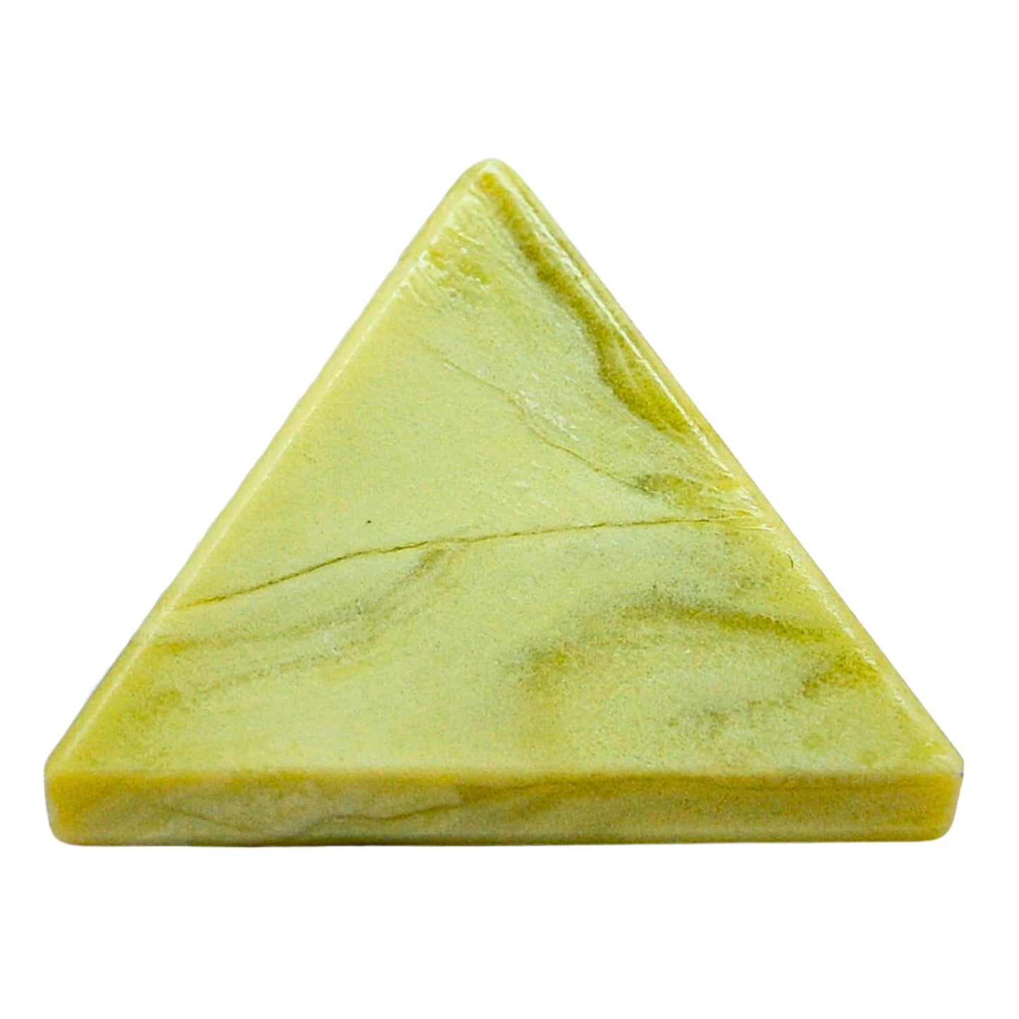 Amazing Gemstone Serpentine Pyramid Crystal Healing Stones - 1" Great Pyramid Figurine of Natural Stone Pyramid for Meditation, Reiki, Chakra Balancing and Crystal Pyramids Grid