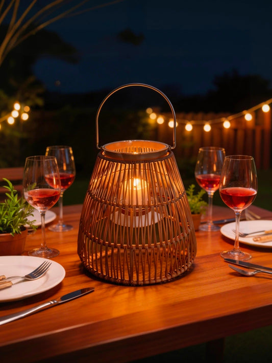 Decorative Lantern 2 Pack Dark Brown Candle Holder Candles Holders Rustic Black Metal Hanging Lanterns Decor for Outdoor Wedding Farmhouse Home