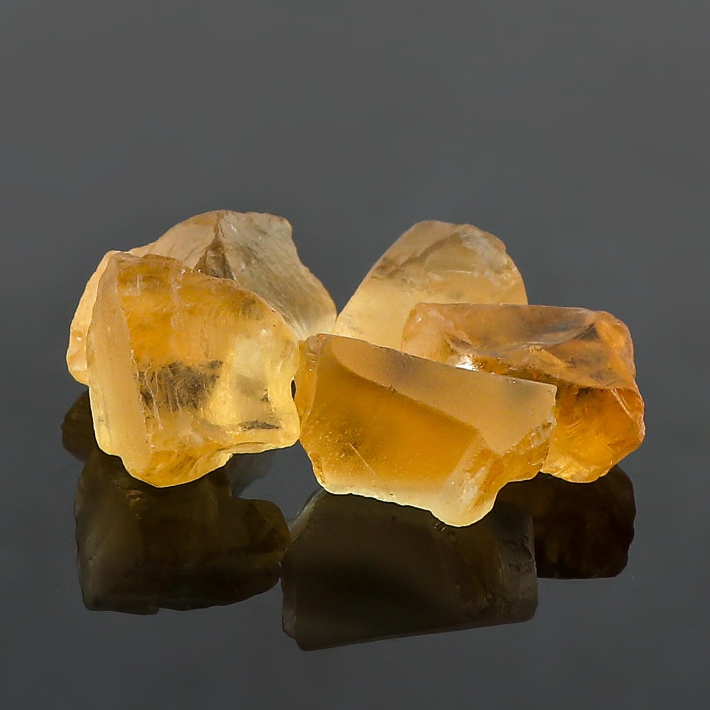 CRYSTALINES 5pcs, Wholesale Natural Raw Beer Quartz Gemstone, Bulk Rough Stone, Loose Supplies DIY Crafts-Jewelry Making, Assorted Raw Gems, Healing Crystals, Decoration, Gem Collection